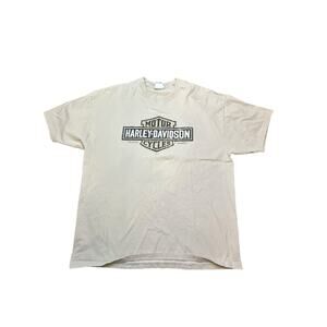 2009 Harley-Davidson Orange County Irvine Beige T-Shirt Men’s XL
